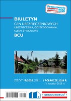 Sekocenbud Biuletyn cen ubezpieczeniowych BCU 1 półrocze 2026