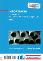 Sekocenbud Informacja o cenach materiałów instalacyjnych IMI 2 kw. 2026