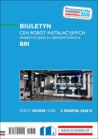 Sekocenbud Biuletyn cen robót instalacyjnych BRI 2 kw. 2026