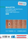 Sekocenbud Biuletyn cen robót remontowo - budowlanych oraz zabytkowych BRR 2 kw. 2026