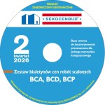 Sekocenbud Biuletyny scalone (BCA, BCD, BCP) na CD 2 kw. 2026