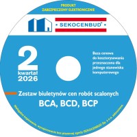 Sekocenbud Biuletyny scalone (BCA, BCD, BCP) na CD 2 kw. 2026