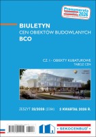 Sekocenbud Biuletyn cen obiektów budowlanych BCO cz. I 2 kw. 2026