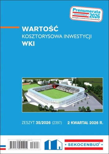 Sekocenbud Wartość kosztorysowa inwestycji WKI