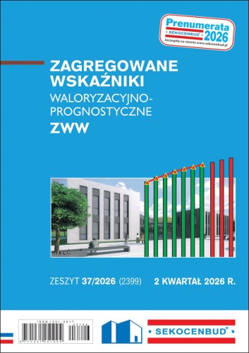Sekocenbud Zagregowane wskaźniki waloryzacyjno-prognostyczne ZWW