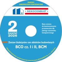 Sekocenbud Biuletyny zagregowane (BCO cz. 1 i 2, BCM) na CD 2 kw.2026