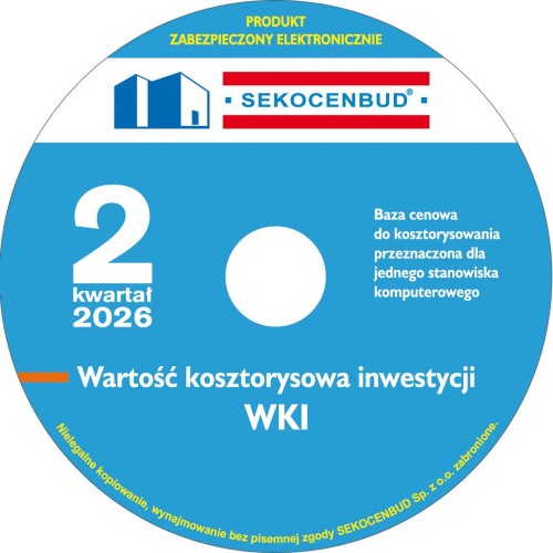 Sekocenbud Wartość kosztorysowa inwestycji WKI na CD
