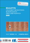 Sekocenbud Biuletyn cen robót remontowo - budowlanych oraz zabytkowych BRR 3 kw. 2026