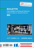 Sekocenbud Biuletyn cen robót instalacyjnych BRI 3 kw. 2026