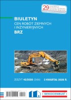 Sekocenbud Biuletyn cen robót ziemnych i inżynieryjnych BRZ 3 kw. 2026