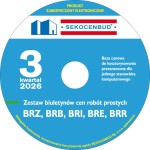 Sekocenbud Biuletyny cen robót (BRZ, BRB, BRI, BRE, BRR) na CD 3 kw. 2026
