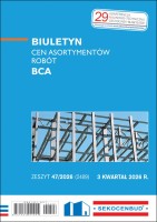 Sekocenbud Biuletyn cen asortymentów robót BCA 3 kw. 2026