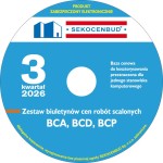 Sekocenbud Biuletyny scalone (BCA, BCD, BCP) na CD 3 kw. 2026