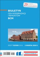 Sekocenbud Biuletyn cen modernizacji i remontów BCM 3 kw. 2026