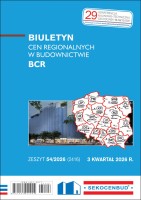 Sekocenbud Biuletyn cen regionalnych w budownictwie BCR 3 kw. 2026