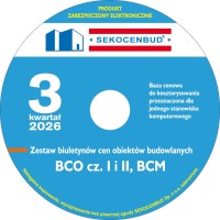 Sekocenbud Biuletyny zagregowane (BCO cz. 1 i 2, BCM) na CD 3 kw.2026