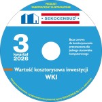 Sekocenbud Wartość kosztorysowa inwestycji WKI na CD 3 kw.2026