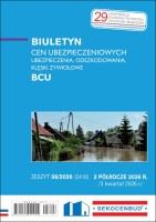Sekocenbud Biuletyn cen ubezpieczeniowych BCU 2 półrocze 2026