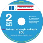 Sekocenbud Biuletyn cen ubezpieczeniowych BCU na CD 2 półrocze 2026
