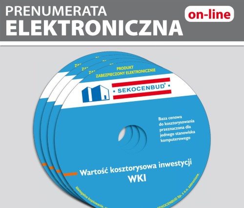 Sekocenbud Wartość kosztorysowa inwestycji WKI ON-LINE Prenumerata 2026