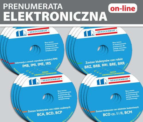 Sekocenbud Komplet wydawnictw ON-LINE Prenumerata 2026