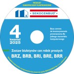 Sekocenbud Biuletyny cen robót (BRZ, BRB, BRI, BRE, BRR) na CD 4 kw. 2025