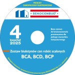 Sekocenbud Biuletyny scalone (BCA, BCD, BCP) na CD 4 kw. 2025