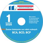 Sekocenbud Biuletyny scalone (BCA, BCD, BCP) na CD 1 kw. 2026